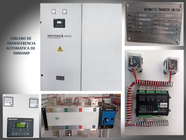 TABLERO DE TRANSFERENCIA 1000 AMP